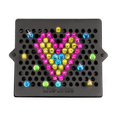 Lite Brite - Mini 3.5" - Includes 4 Templates and 80 Colored Pegs