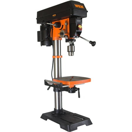 WEN 5-Amp 12-Inch Variable Speed Cast Iron Benchtop Drill Press with Laser and Work Light