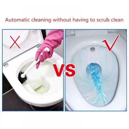 Automatic Toilet Bowl Cleaner Stain Remover Kill 99.9% Of Household Bacteria 2500 Times Flushes