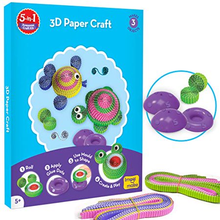 Imagimake 5-in-1 Awesome Craft Kit - Creative Toy & DIY Set for Kids - 5 Years and Above