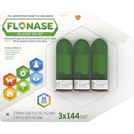 Product of Flonase Allergy Relief Nose Spray, 3 pk./0.62 fl. oz.