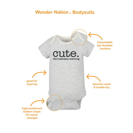 Wonder Nation Baby Boy Newborn Clothes Essentials Gift Set, 14-Piece, BEAR, 0-3 Months