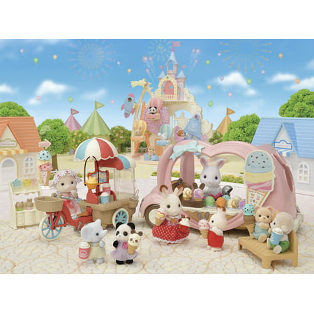 Calico Critters Ice Cream Van, Toy Vehicle for Dolls