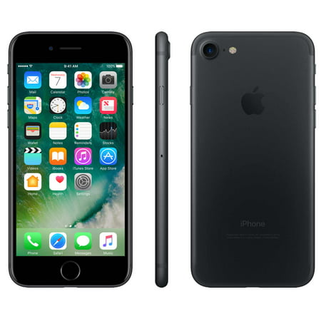 Apple iPhone 7 32GB GSM Unlocked - Black (Used) +Liquid Nano Screen Protector, Black