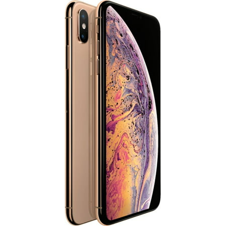 Restored Apple iPhone XS Max 64GB Gold Fully Unlocked Smartphone (Refurbished), Gold
