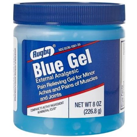 Rugby Blue Muscles and Joints Pain-Relieving Gel 8oz., OTC Medicine