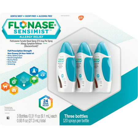 Product of Flonase Sensimist Allergy Relief Nasal Spray, 3 pk./0.31 fl. oz.