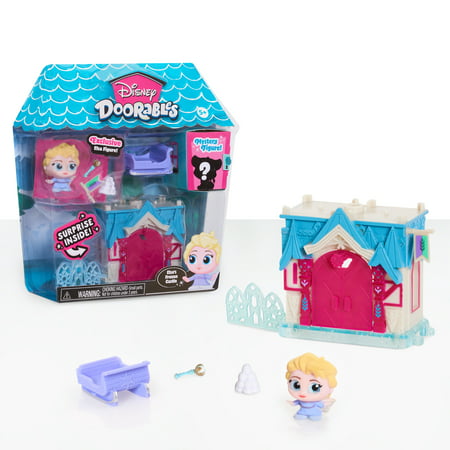 Disney Doorables Mini Playset Elsa?s Frozen Castle, Kids Toys for Ages 5 up