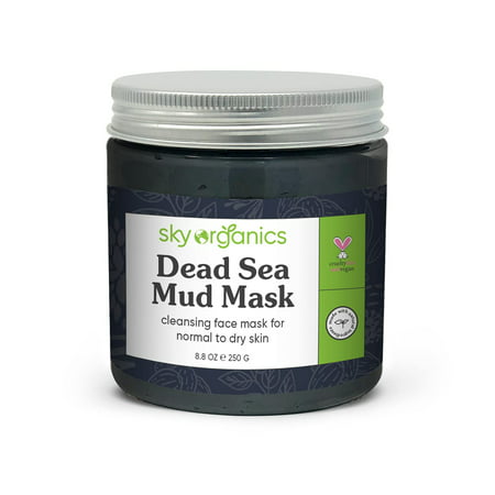 Sky Organics Dead Sea Mud Mask for Face to Detoxify and Cleanse, 8.8 fl oz