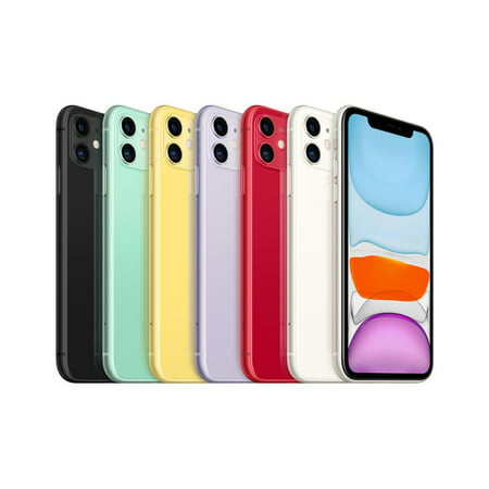 Straight Talk Apple iPhone 11, 64GB, White - Prepaid Smartphone, White