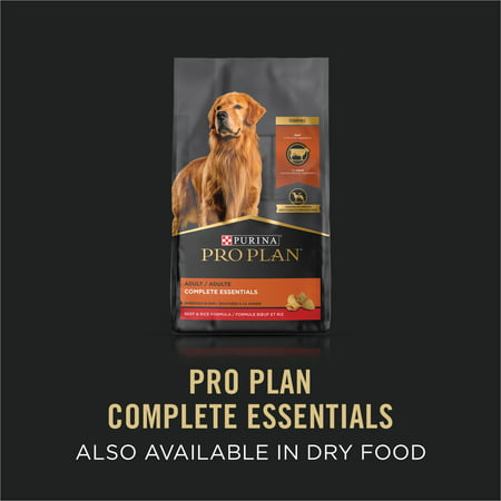 (12 Pack) Purina Pro Plan High Protein Dog Food, Wet Dog Food Variety Pack, Classic Pate Entrees, 13 oz. Cans