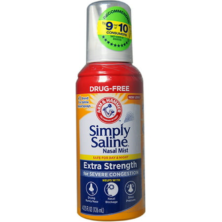 Simply Saline Nasal Mist Extra Strength Severe Congestion 4.25 oz
