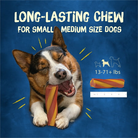 Purina Busy With Beggin' Small/Medium Breed Dog Chew, Twist'd Cheddar & Hickory Smoke Flavors, 10 Ct. Pouch, 36 oz.