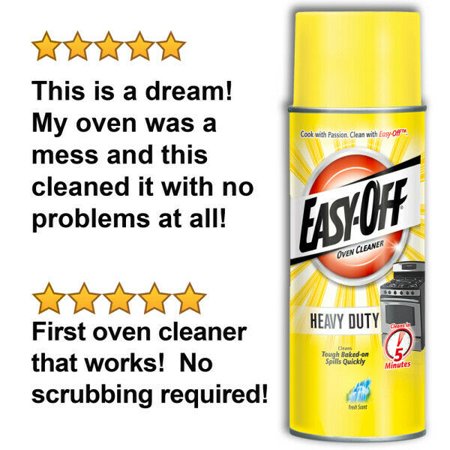 Easy-Off Heavy Duty Oven Cleaner, 14.5 Ounce (Pack of 6)