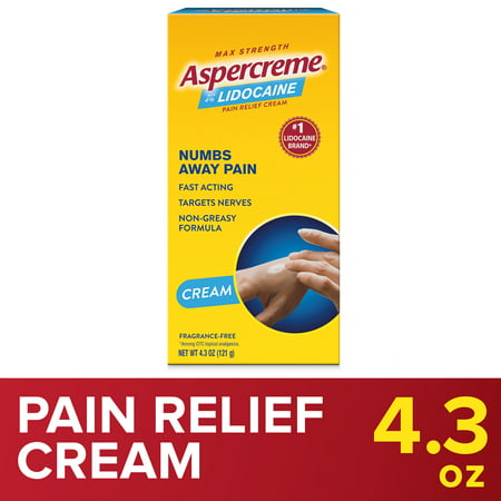 Aspercreme Pain Relieving Creme With Lidocaine (4.3 Oz)