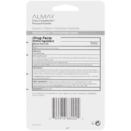 Almay Clear Complexion Pressed Powder, Deep500 Deep,