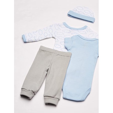 Luvable Friends Baby Boy Cotton Preemie Layette Set, Boy Cloud, Preemie, Boy Cloud, Preemie