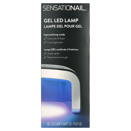 SensatioNail LED Gel Nail Polish Lamp (Black), 15 & 30 Second Timers