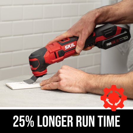 SKIL PWR CORE 20? 20V Oscillating Tool Kit with 2.0Ah Lithium Battery & Charger, OS593002