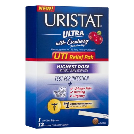 Uristat UTI Relief Pak with Cranberry, 12.0 CT