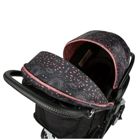 Monbebe Bolt Travel System Stroller and Infant Car Seat - Batik PinkBatik Pink,