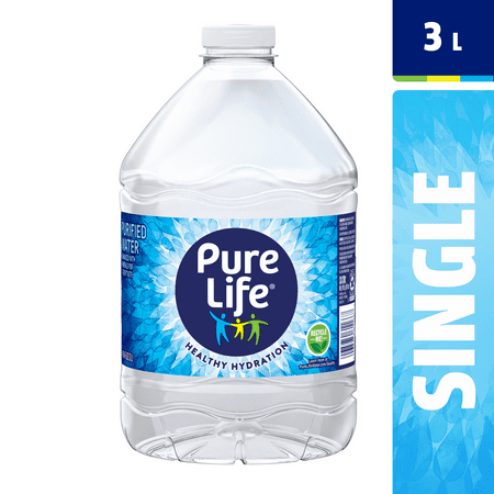 Pure Life Purified Water, 101.4 Fl Oz, Plastic Bottled Water