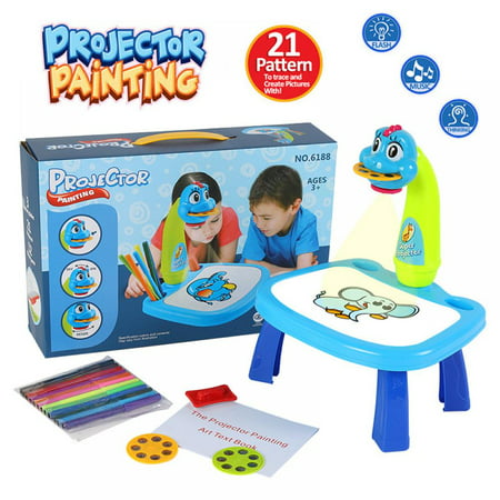 Kids Drawing Board Kits Toys for Girls Age 6 Art Sets for Girls Ages 7-12 Girls Toys 9 Year Old Girl Gifts for 5-9 Year Old Girls Gift for 5 Year Old Girl Arts and Crafts for Kids Ages 6-8, Blue3, 9.84" x 8.26" x 13.77"