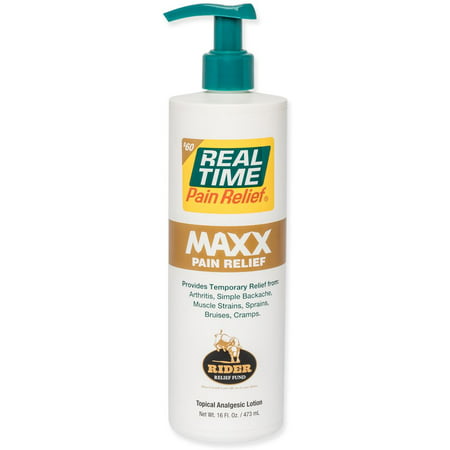 Real Time Pain Relief Maxx Cream 16oz Pump, 16 oz Pump