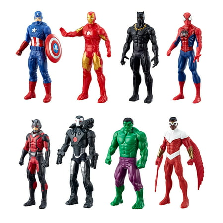 Marvel 6? Ultimate Protectors Super Hero Avengers Action Figures, (8-Pack)Action Figures,