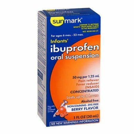 Sunmark Infants' Berry Ibuprofen Oral Suspension, 1 Fl. Oz.