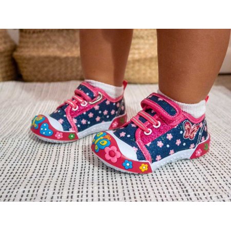 ENARI Baby Toddler Girl Shoes Size 8 Sneakers Female Casual Dress Style