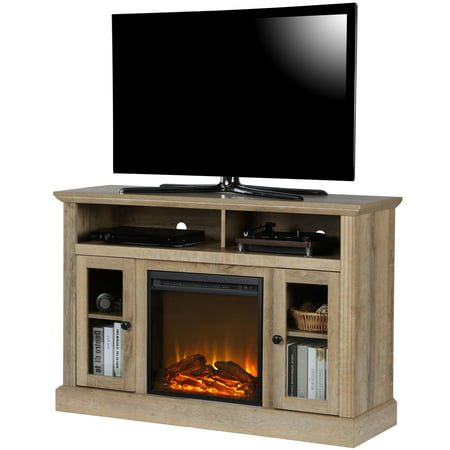 Ameriwood Home Chicago Electric Fireplace TV Console for TVs up to a 55", NaturalNatural,
