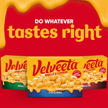 Velveeta Shells and Cheese Original Macaroni and Cheese Dinner, 12 oz Box