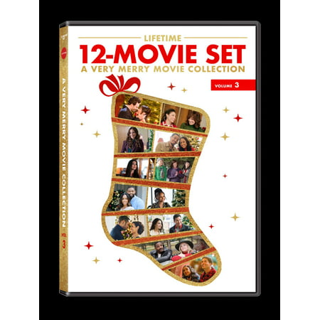 Lifetime 12-Movie Set: A Very Merry Movie Collection Vol. 3 (DVD) (Walmart Exclusive)