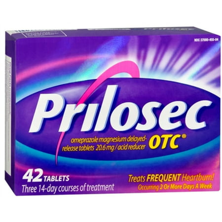 Prilosec OTC Tablets 42 Tablets (Pack of 2)