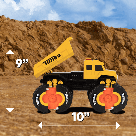 Tonka - The CLAW - Dump Truck - Lights and Sounds - Expandable Wheels