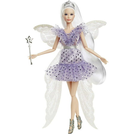 Barbie Tooth Fairy Doll with Wand & Fairy Wings, Gift for 6 Year Olds & Up
