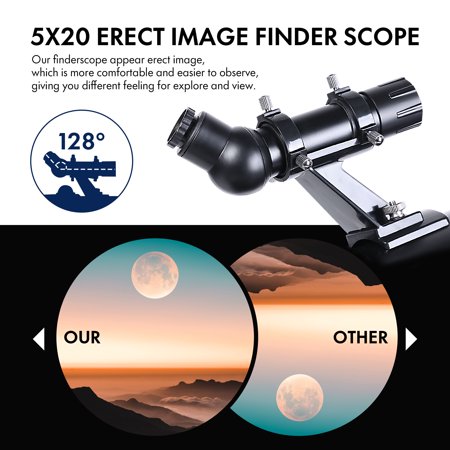 ESSLNB 133X Refractor Astonomical Telescope 400x80mm for Adults Kids Beginners