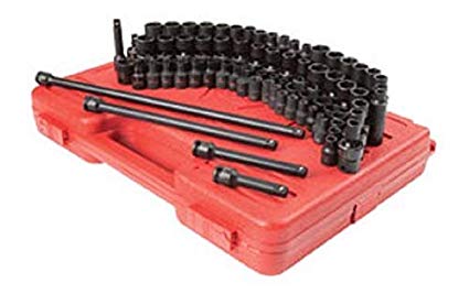 Sunex 80-Piece 3/8-Inch Drive Master Impact Socket Set