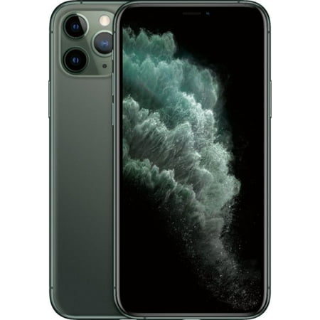 Apple iPhone 11 Pro Max 64GB Fully Unlocked (Verizon + Sprint + GSM Unlocked) - Midnight Green (- B Grade)(Used)