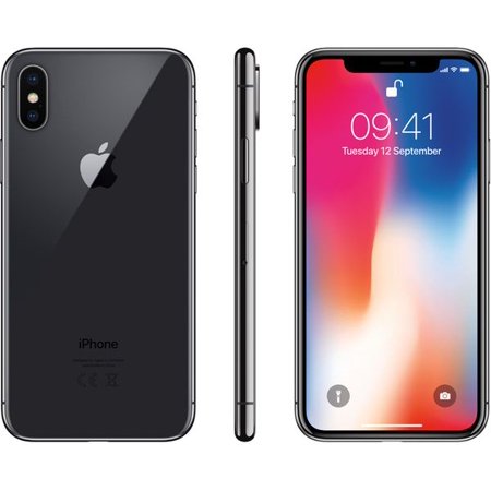 Apple iPhone X 64GB Unlocked GSM Phone w/ Dual 12MP Camera - Space Gray - B Grade Used