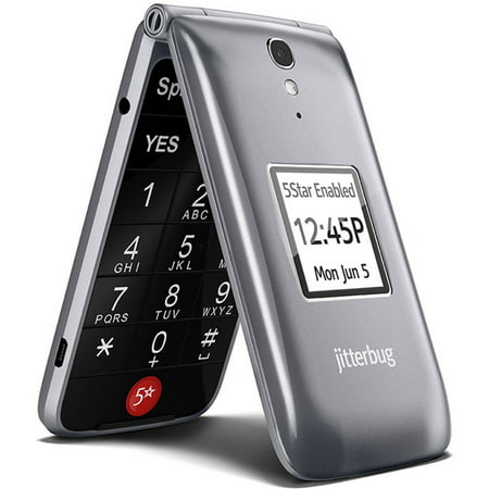 GreatCall Jitterbug Easy-to-Use Cell Phone for Seniors, GraphiteGray,