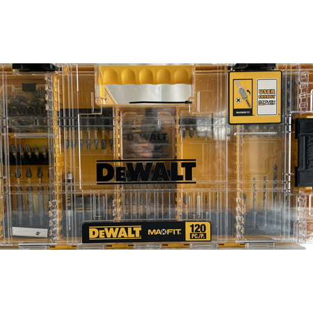 DeWalt (120-Piece) MAXFIT Steel Drill and Driving Bit Set Featuring the 10X Magnetic Screw Lock System
