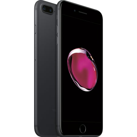 Apple iPhone 7 Plus 32GB GSM Unlocked - Black (Used) with LiquidNano Screen Protector, Black