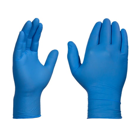 X3 Nitrile, Latex Free, Powder Free, Industrial Disposable Gloves, Small, Blue, 100/Box, S