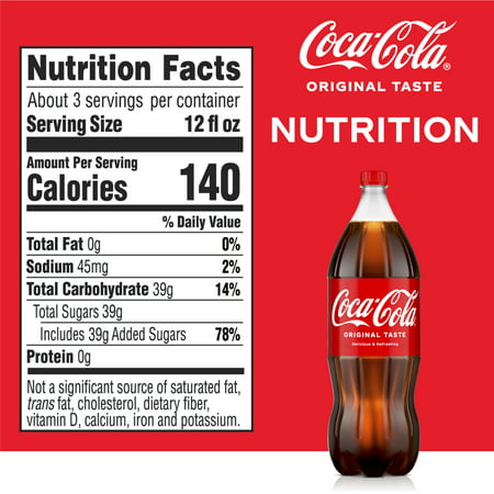 Coca-Cola Soda Soft Drink, 2 Liters