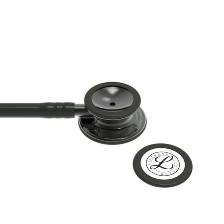 3M Littmann Classic III 27" Monitoring Stethoscope, Smoke-Finish, Black Tube, 5811Black,