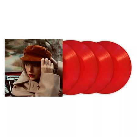 Taylor Swift - Red (Taylor's Version) Exclusive Red Color 4x LP Vinyl Record