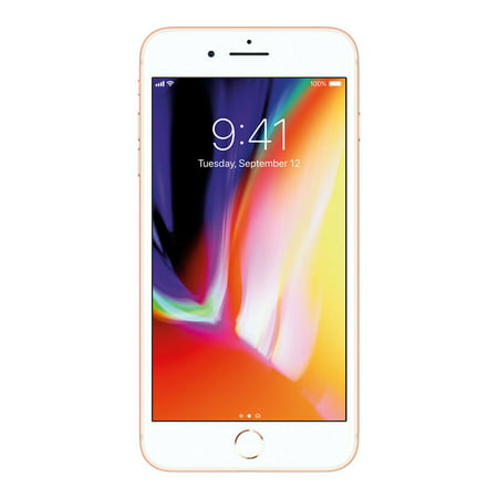 Apple iPhone 8 Plus 64GB Gold GSM Unlocked (AT&T + T-Mobile) Smartphone - Grade B Used, Gold/White