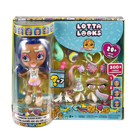 Lotta Looks Cookie Swirl Rainbow Sugar Rush Gift Set with 20+ Pieces